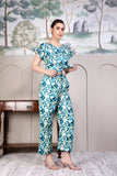 Paridha floral printed top and trouser cord sets