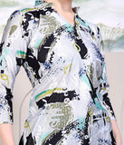 Paridha Abstract dyed tunic and trouser co ord sets