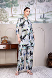 Paridha Abstract dyed tunic and trouser co ord sets